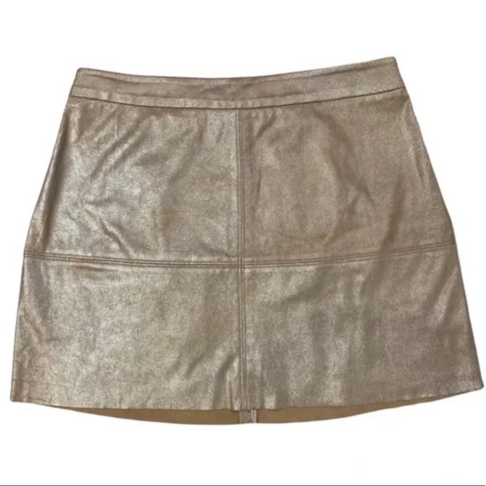 NWT Highline Collective Metallic Mini Skirt